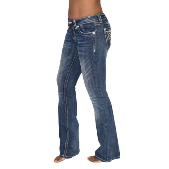 Miss me woman’s jeans size 28 hemmed - Picture 3 of 12